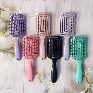 Detangling Hair Brush Solid Color Wet Brush